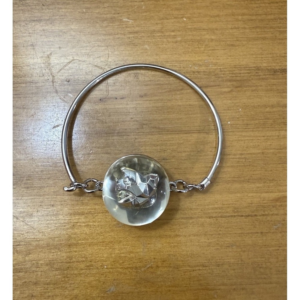Marc‎ Jacob's Silver and clear glass bead bracelet